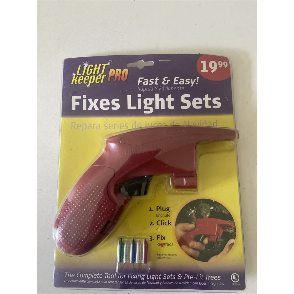 Light Keeper Pro Repair Tool Fixes Incandescent Christmas Light Sets New